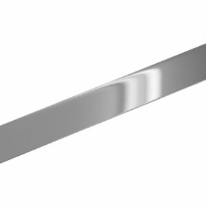 Listwa dekoracyjna srebrna połysk 270 cm x 1 cm